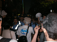 9月7日韓国大使館抗議行動・その2