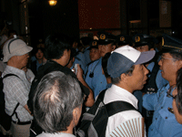 9月7日韓国大使館抗議行動・その3