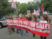 7月4日、フィリピン・バヤン　アメリカ大使館へ抗議行動・その4