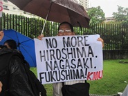 8・6 マニラの日本大使館前で反戦反核を闘ったBAYAN、KMU・その2