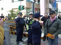 在台湾アメリカ協会前抗議行動・その12