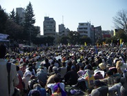 3月9日明治公園「つながろうフクシマ！さようなら原発大集会」・その1