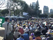 3月9日明治公園「つながろうフクシマ！さようなら原発大集会」・その2