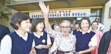 慰安婦被害ハルモニ、 “朝鮮学校 ファイティング”