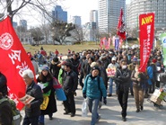 3/9の大阪での反原発集会および関西電力抗議行動・その3