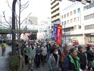 3/9の大阪での反原発集会および関西電力抗議行動・その4
