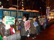 3・13米韓合同軍事演習反対のアメリカ領事館抗議行動（大阪）・その5