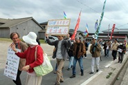 Xバンドレーダー基地建設反対！4・20京丹後現地集会デモ・その17