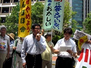 7．16川内原発再稼働をやめろ！規制委員会抗議行動・その6