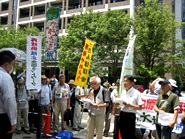 7．16川内原発再稼働をやめろ！規制委員会抗議行動・その13