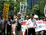 7．16川内原発再稼働をやめろ！規制委員会抗議行動・その15