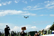 8月18日オスプレイ（空飛ぶ棺桶）反対！厚木基地への抗議行動・その18