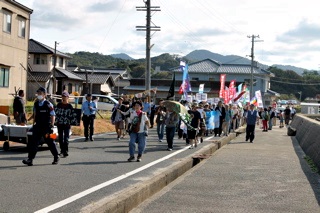 米軍基地はいらない！京丹後・米軍Xバンドレーダ搬入反対！9・28現地集会とデモ・その26