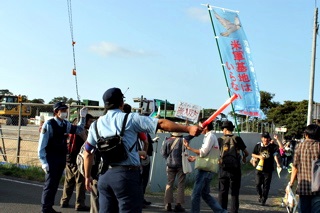 米軍基地はいらない！京丹後・米軍Xバンドレーダ搬入反対！9・28現地集会とデモ・その46