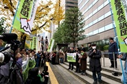 12・12東京地検包囲行動―院内集会、東電抗議の闘い・その10
