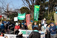 1／25 辺野古新基地建設阻止！安倍政権打倒！国会包囲・その1