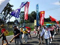 川内原発再稼働弾劾！現地抗議行動・その13