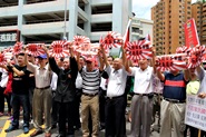 台湾での8・15抗議行動・その7
