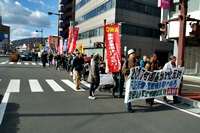 岩国基地にむけてデモ・その4