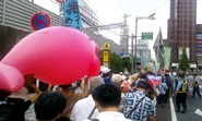 辺野古新基地阻止！朝鮮戦争反対！新宿デモ