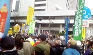 3／11反原発闘争、東電本社への抗議行動・その2